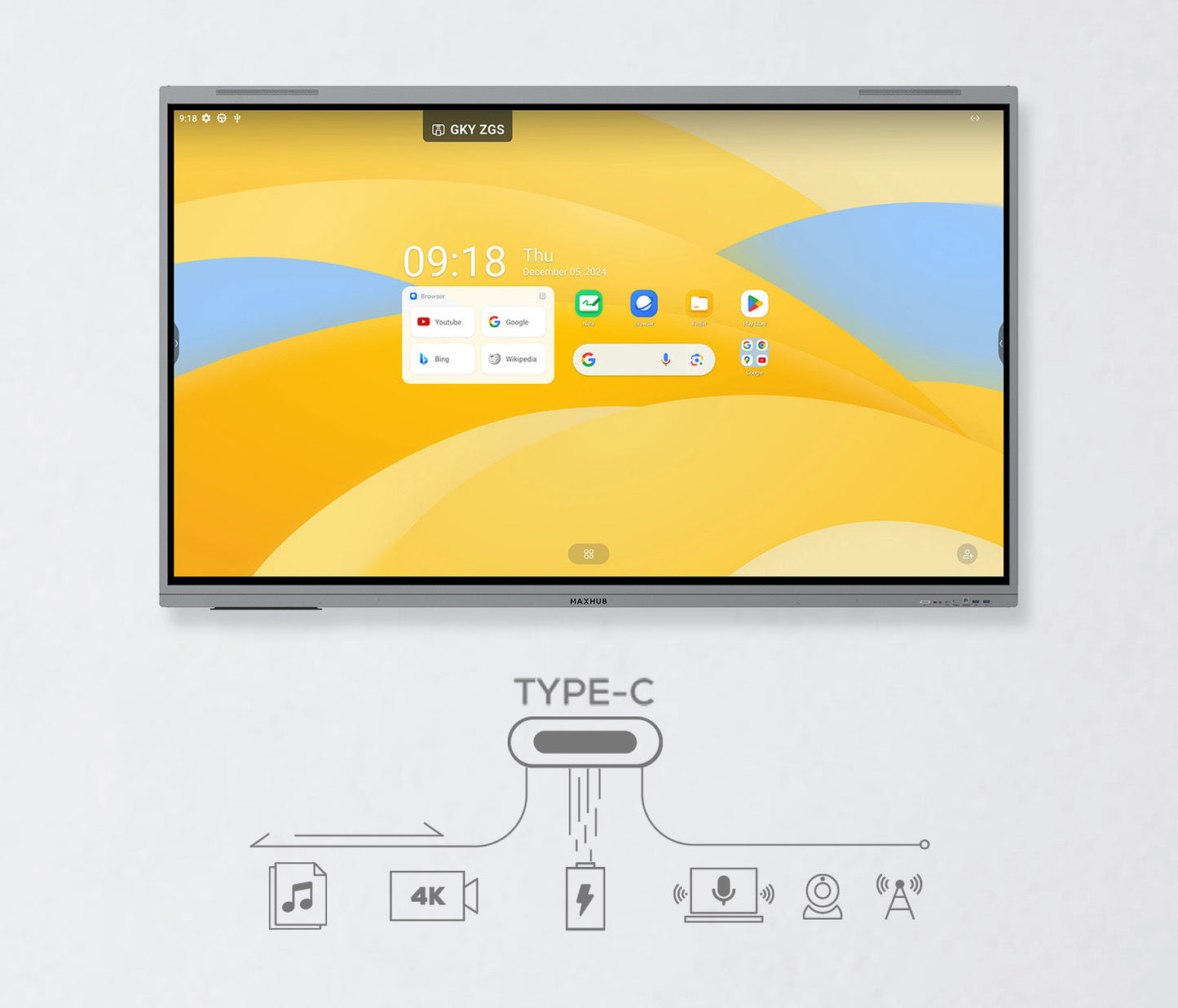 MAXHUB 86 inch E3 Series Interactive Display Model E8630