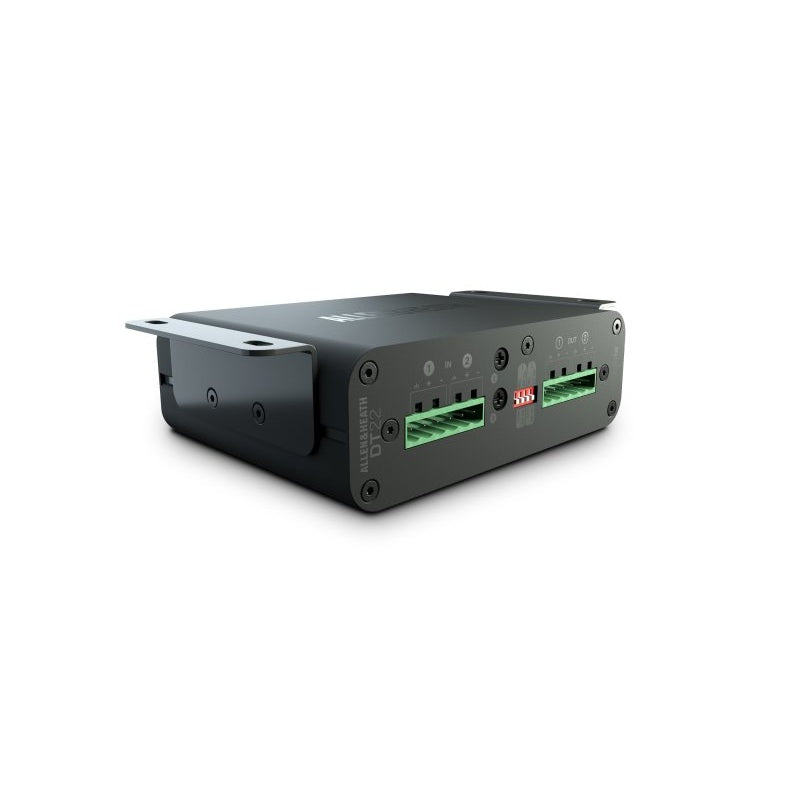 Allen & Heath DT22 Dante I/O interface, view 3