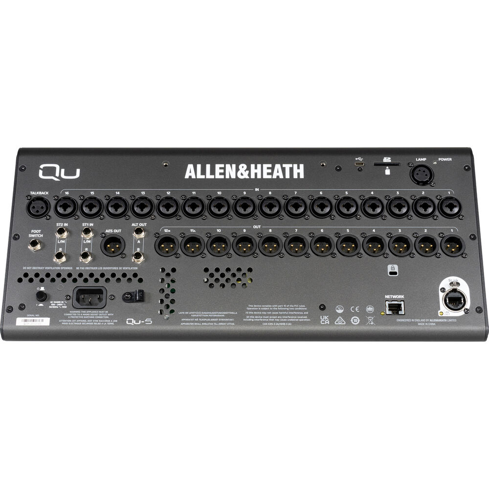 Allen & Heath Qu-5 compact digital mixer, view 4