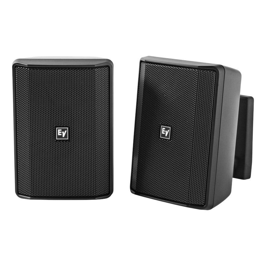 Electro-Voice EVID-S4.2T: 4-Inch Surface Mount Speakers (Pair), Black