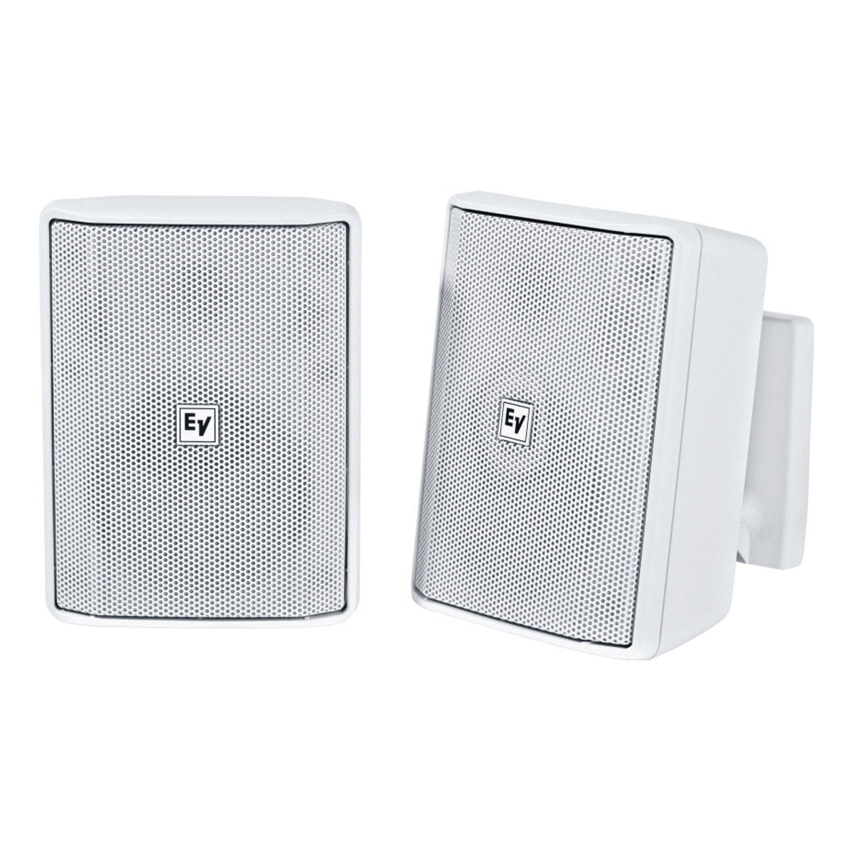 Electro-Voice EVID-S4.2T: 4-Inch Surface Mount Speakers (Pair), White