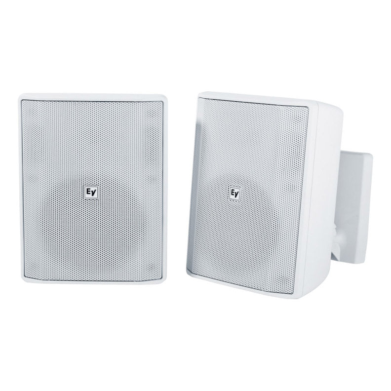 Electro-Voice EVID-S5.2: 5-Inch Surface Mount Speakers (Pair), White