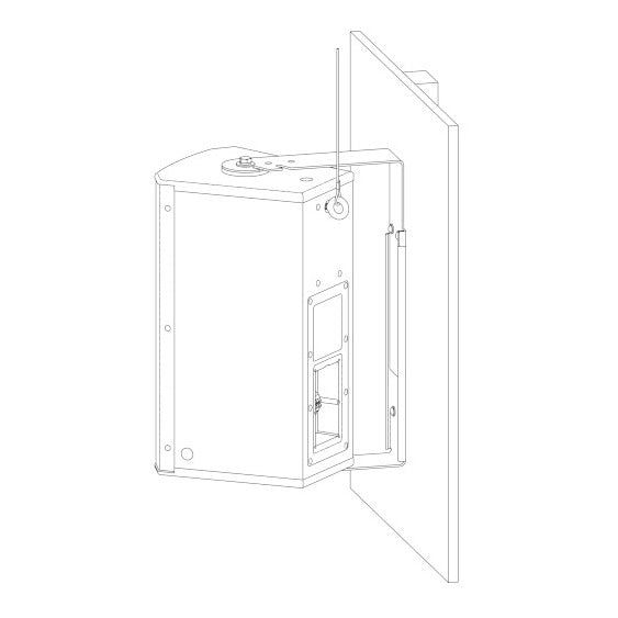 Electro-Voice EVC-UB2: Speaker U-Bracket, Black
