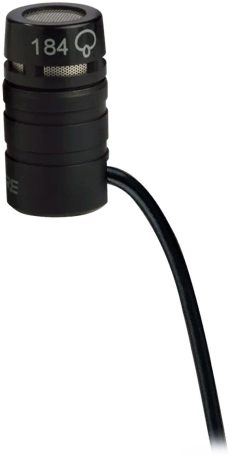 Shure WL184SHU Supercardiod Lavalier Mic w/ TA4F