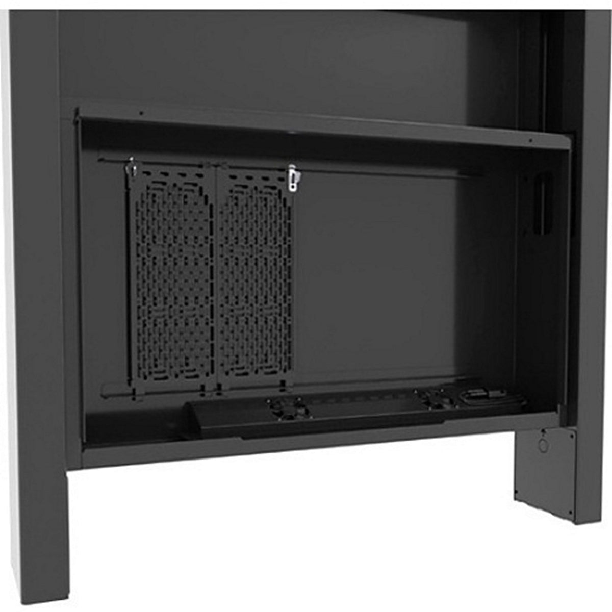 Chief OLF49BP-LG Impact 49 inch Outdoor Portrait Kiosk for LG 49XE4F-M Series, view 6