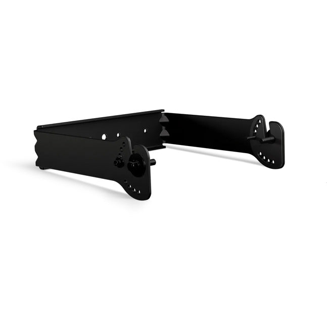 Bose FC108 U-Bracket black steel mount for Forum FC108 loudspeaker shown with mounting hardware
