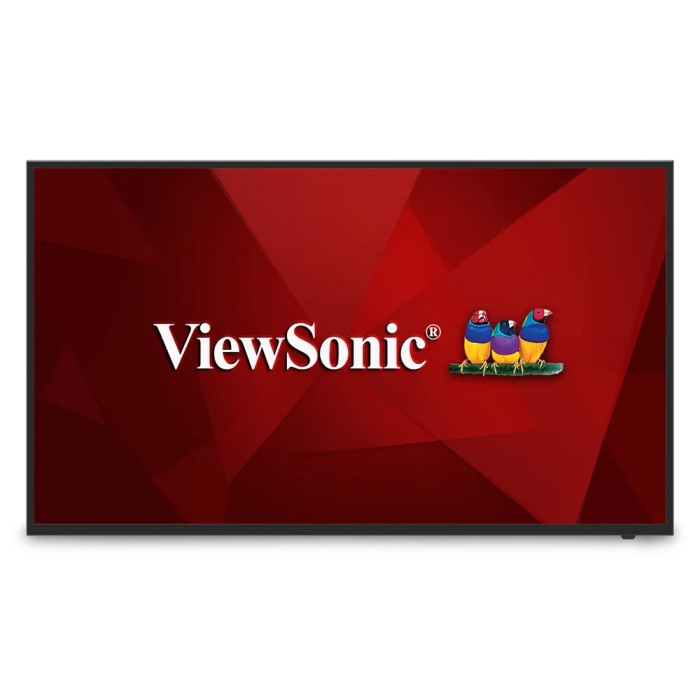 ViewSonic CDE5512 55 inch commercial signage display front view
