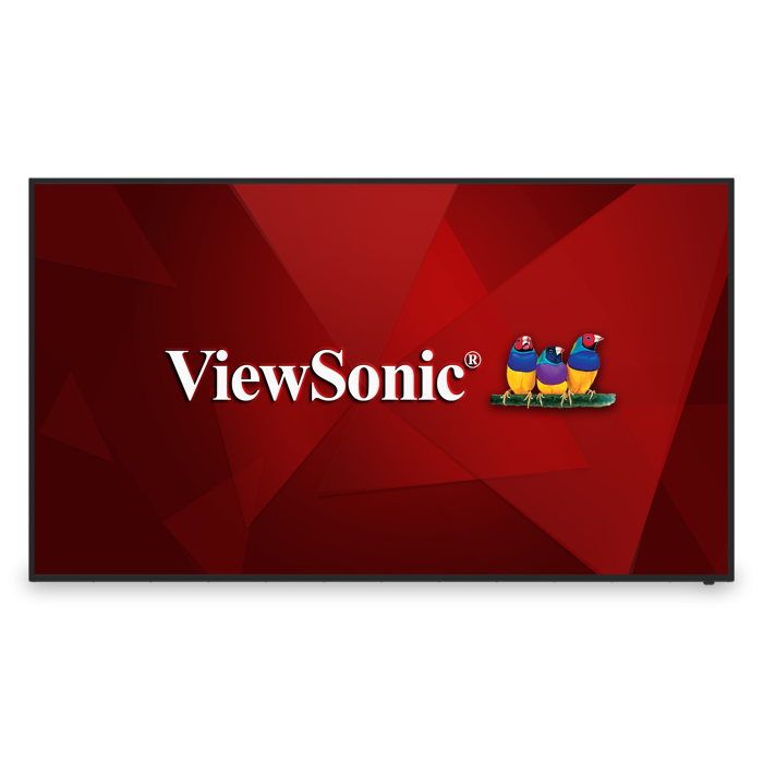 ViewSonic CDE7512 75 inch commercial signage display front view