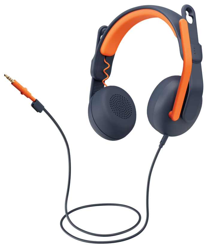 Logitech Zone Learn interchangeable 3.5mm AUX cable option