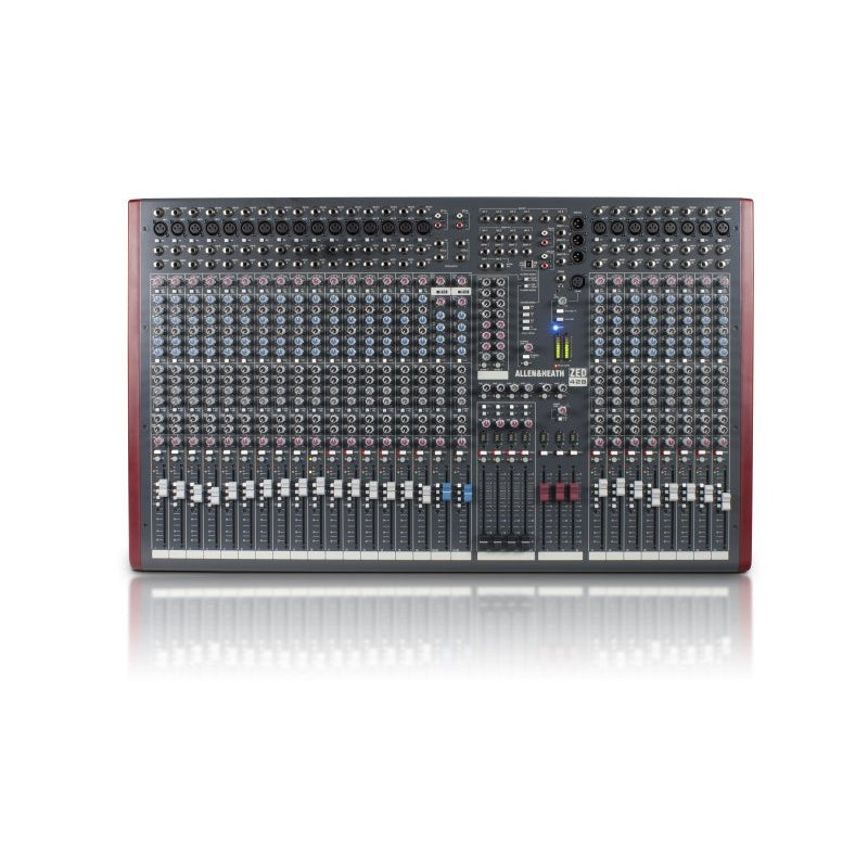Allen & Heath ZED-428 24 channel analog mixer, view 2
