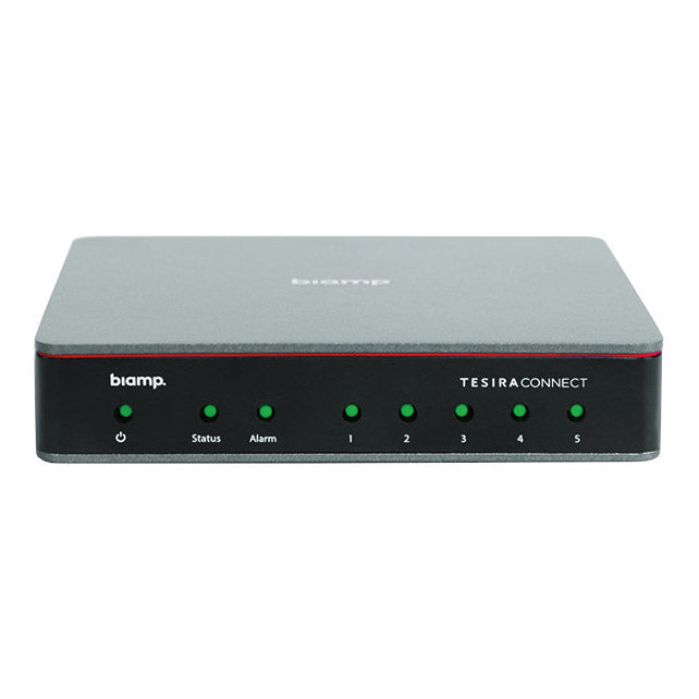 Biamp TesiraCONNECT TC-5 5 Port Network Expansion Device with Power and Media over One Cable