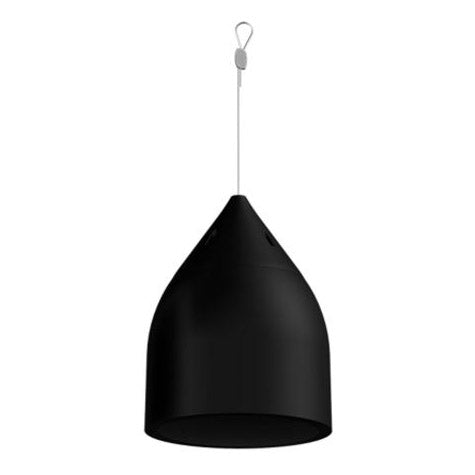 Biamp DP6 Black 6.5 Inch Two Way High Output Pendant Loudspeaker, Black