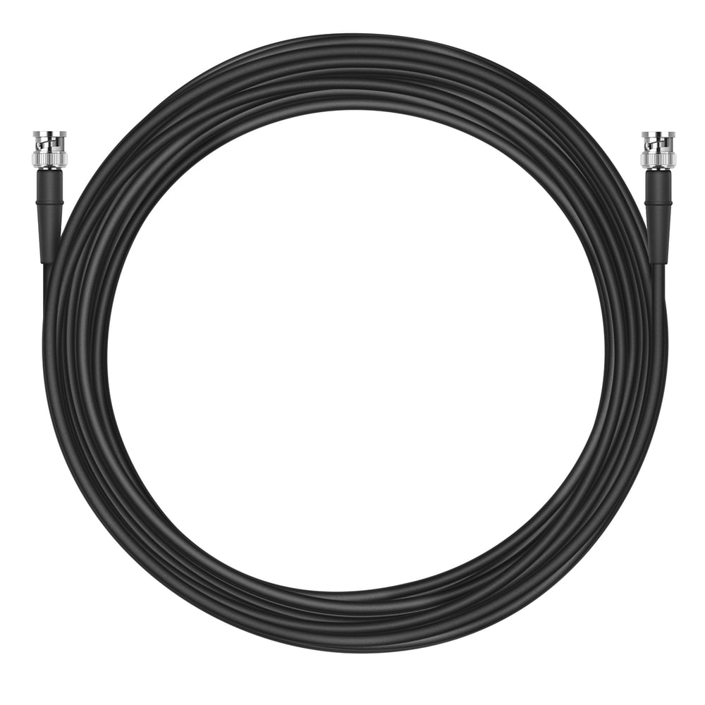 Sennheiser GZL RG 8X, 20M Low: Damping Coaxial Cable With BNC Connector 50 Ohm 20M