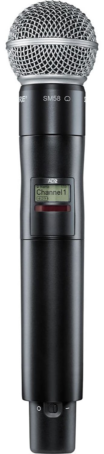 Shure Axient AD2/SM58 Handheld Wireless Microphone Transmitter - G57 Band