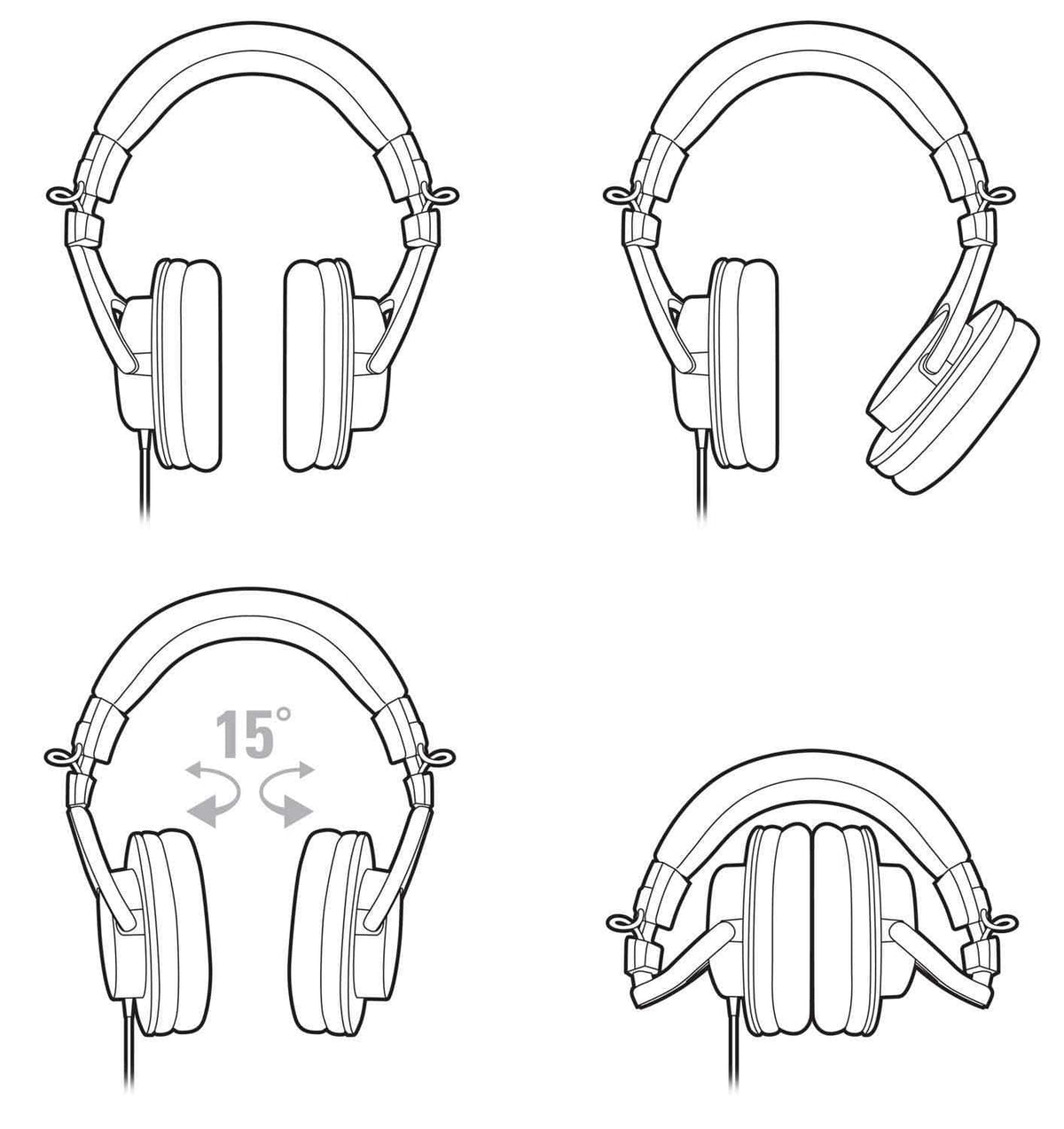 Audio-Technica ATH-M30X Headphones additional product photo 4