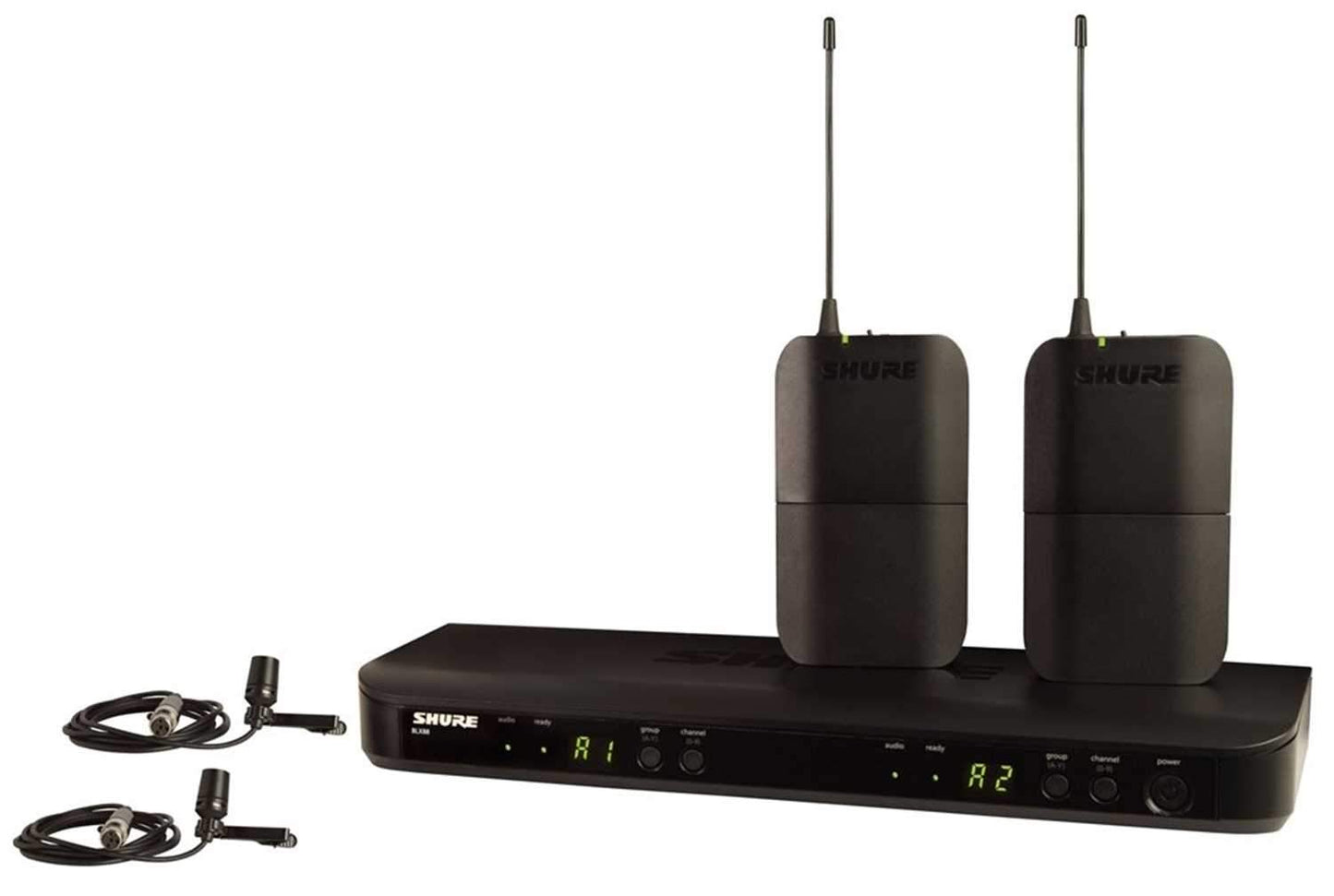 Shure BLX188CVL Dual Wireless Lavalier Mic H10
