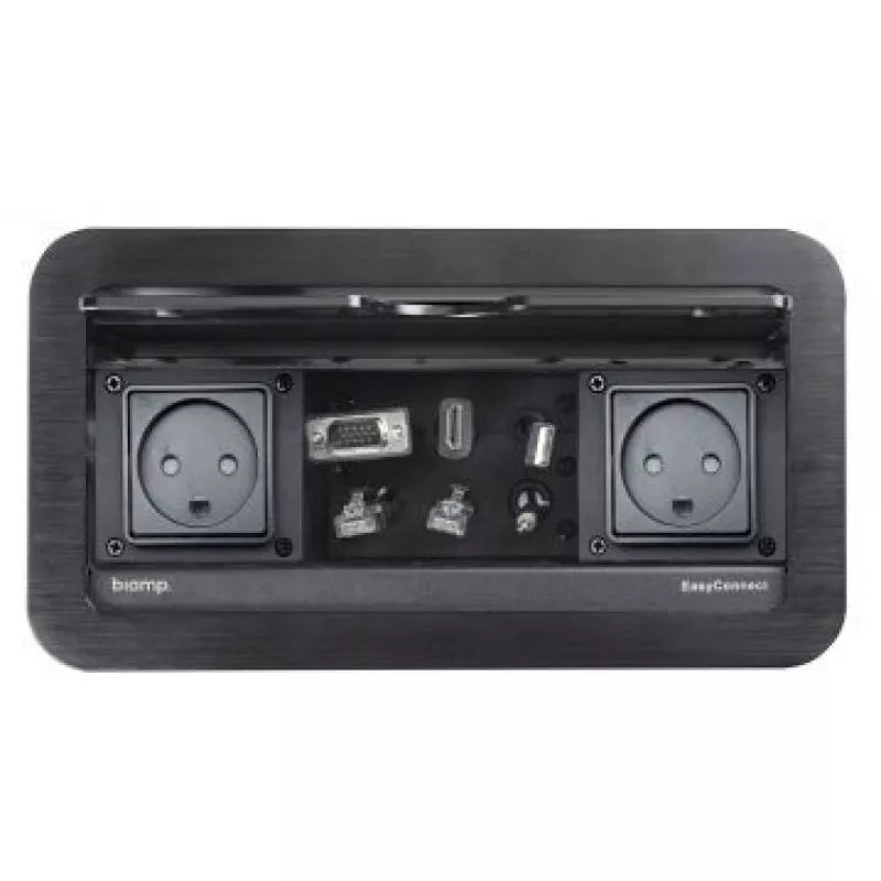 Biamp EasyConnect EC-P-DK Tabletop Connectivity Box, DK Version