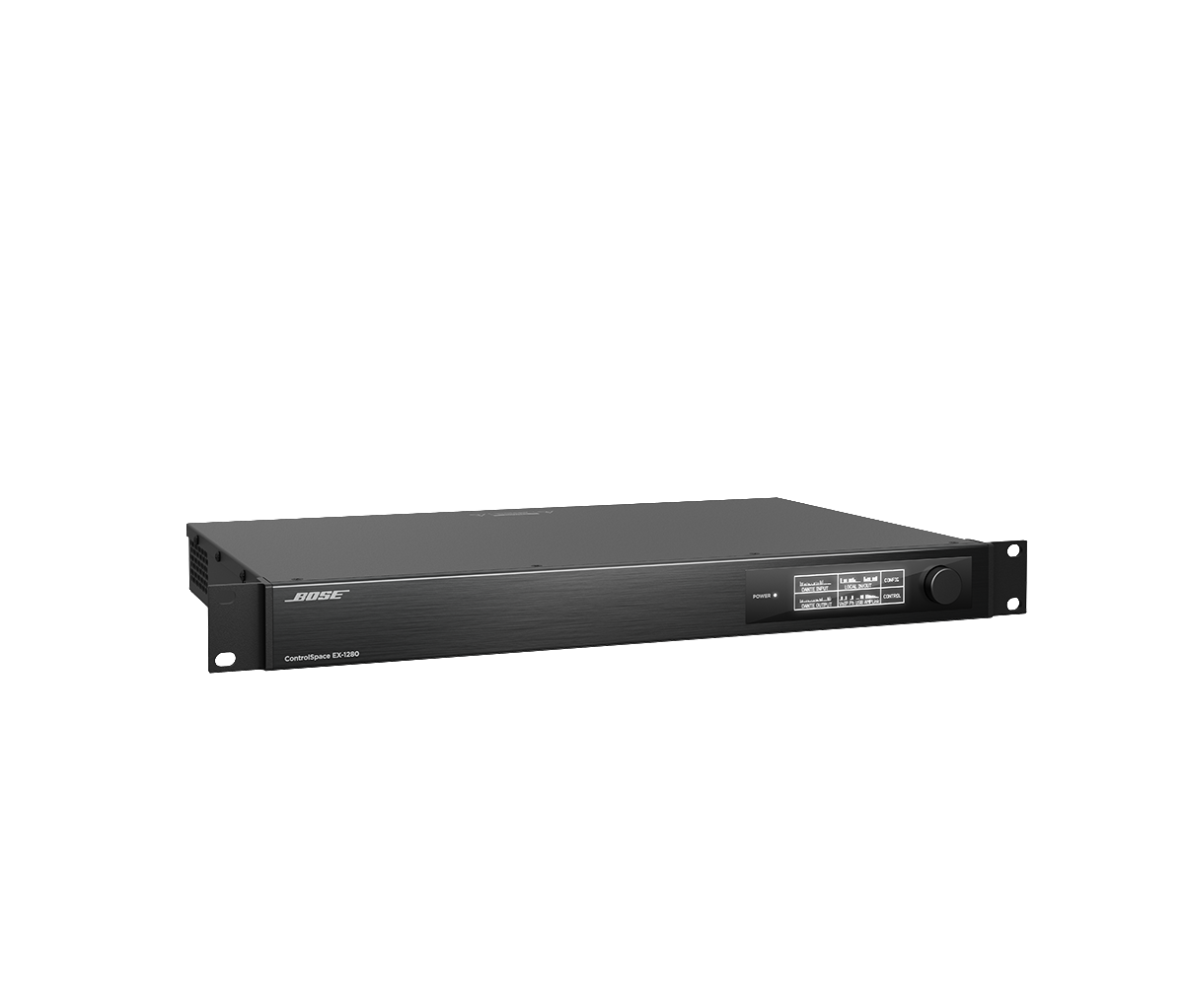 Bose ControlSpace EX-1280 digital signal processor, right facing angled view