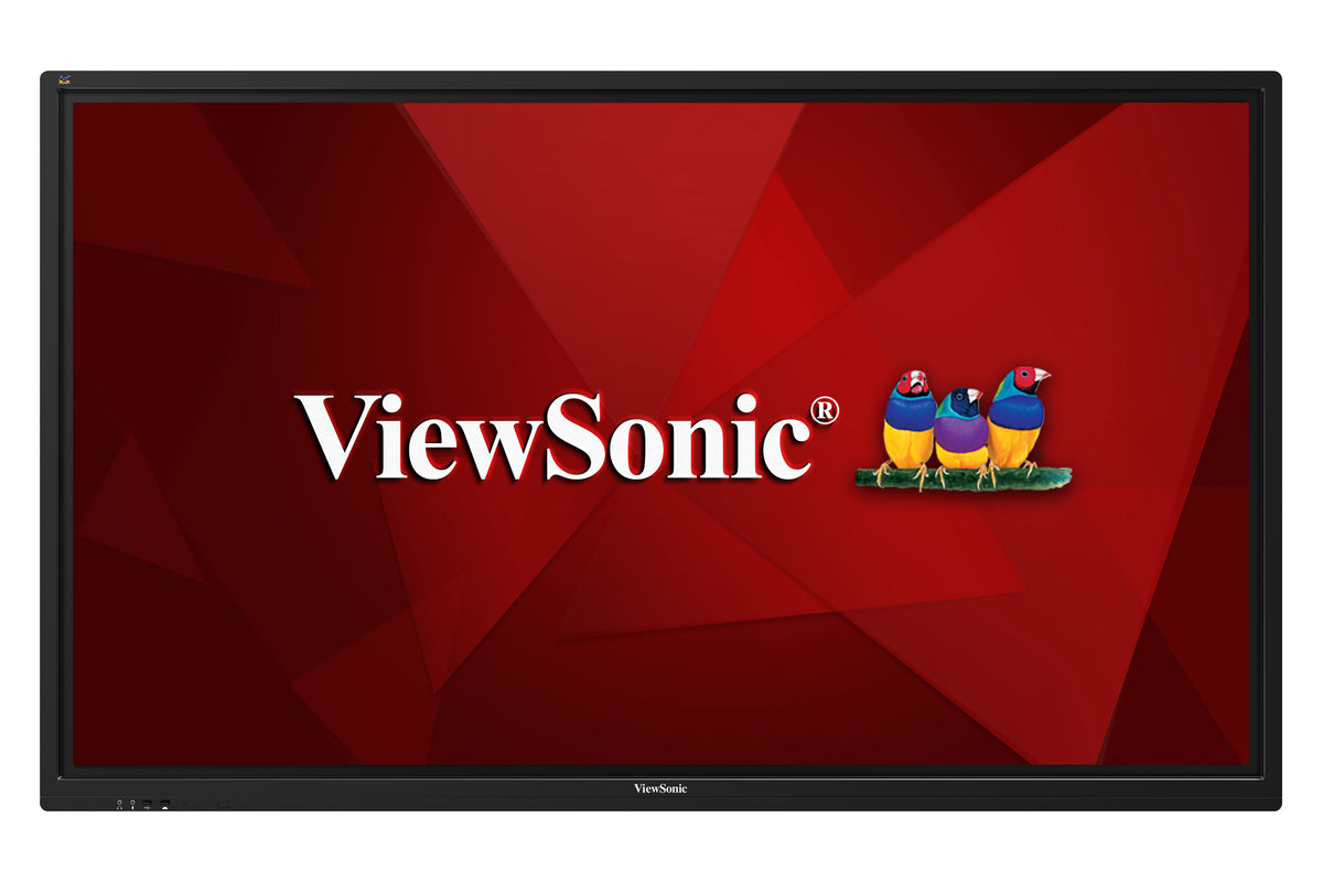 ViewSonic IFP7500 75 inch 4K interactive display with OPS and SDM slots front view
