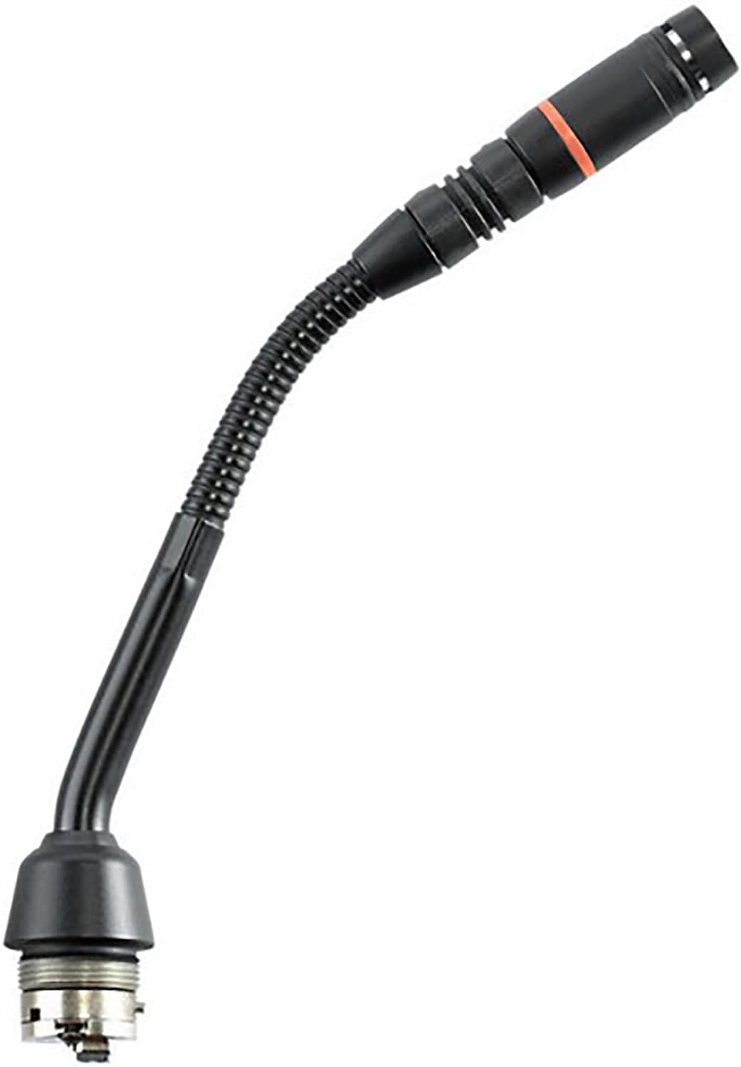 Shure MX405RLP/C 5 Inch Modular Gooseneck Cardioid Microphone with Top Ring Light - Black