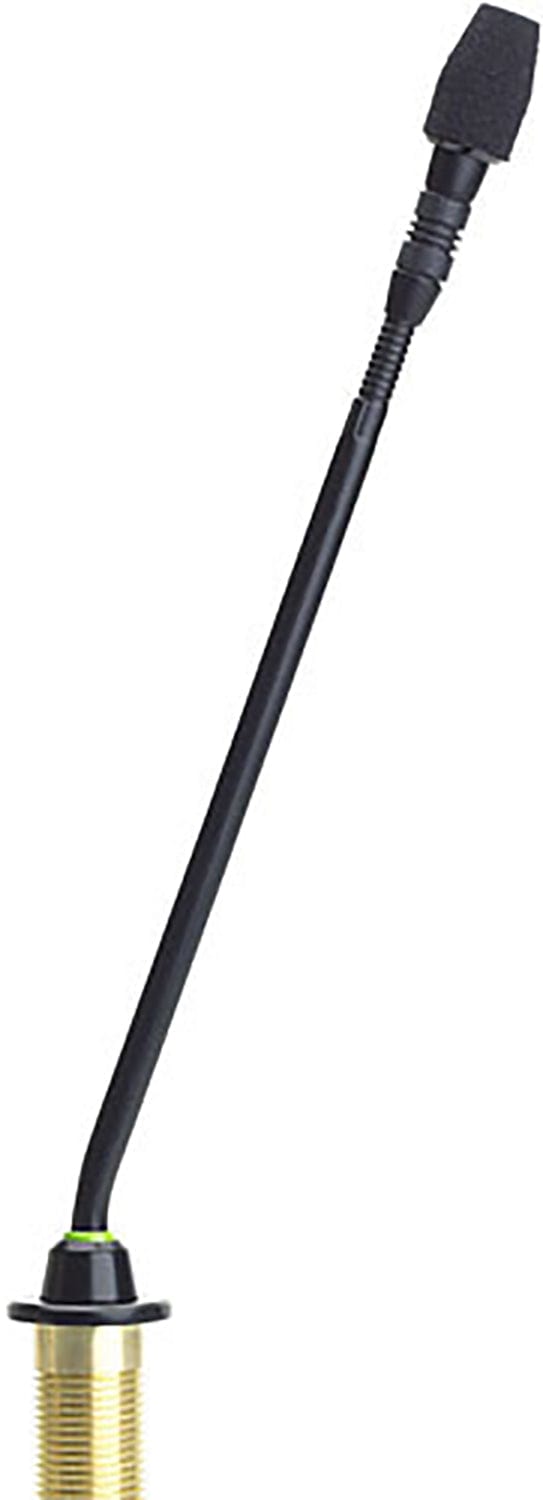 Shure MX410R/N 10 Inch Shock-Mounted Gooseneck Microphone - No Capsule - LED Ring - Preamp