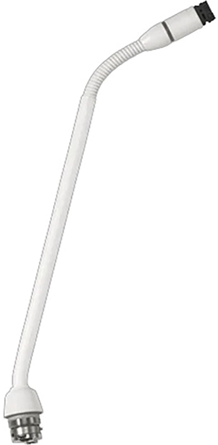 Shure MX410WRLP/N Microflex 10-Inch Gooseneck Microphone - Top Light with No Capsule - White