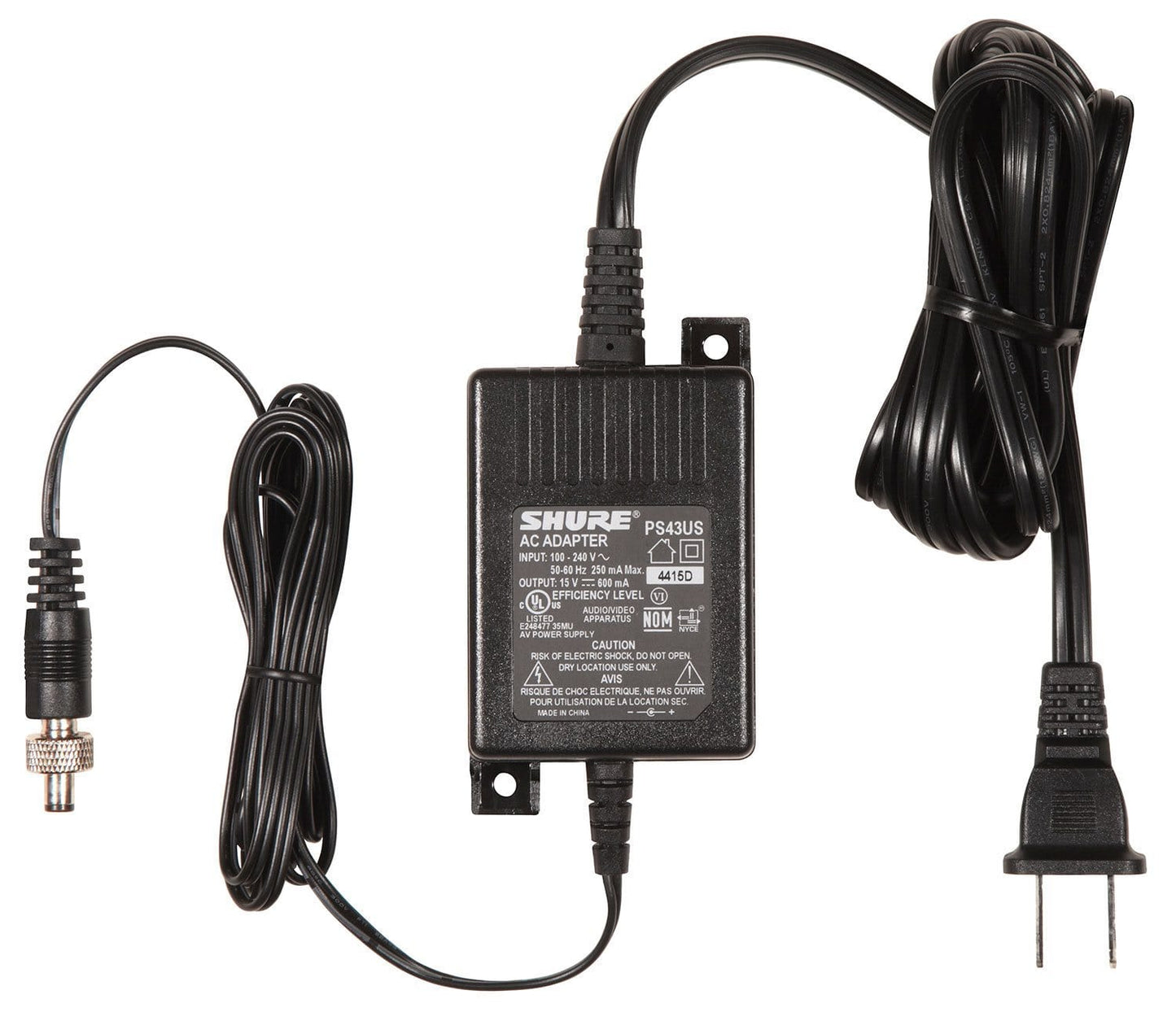 Shure PS43US Replacement In-Line US Power Supply
