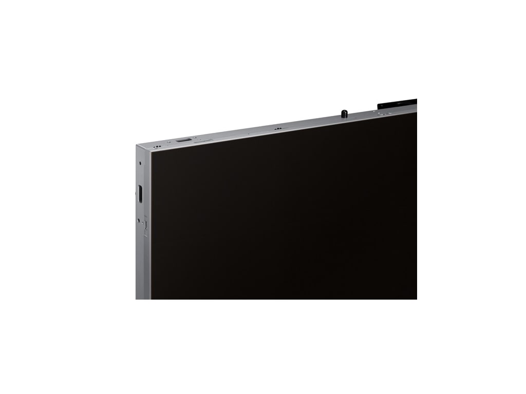 Samsung The Wall IW008J 0.84mm pixel pitch MicroLED cabinet close up view of module surface and pixel structure