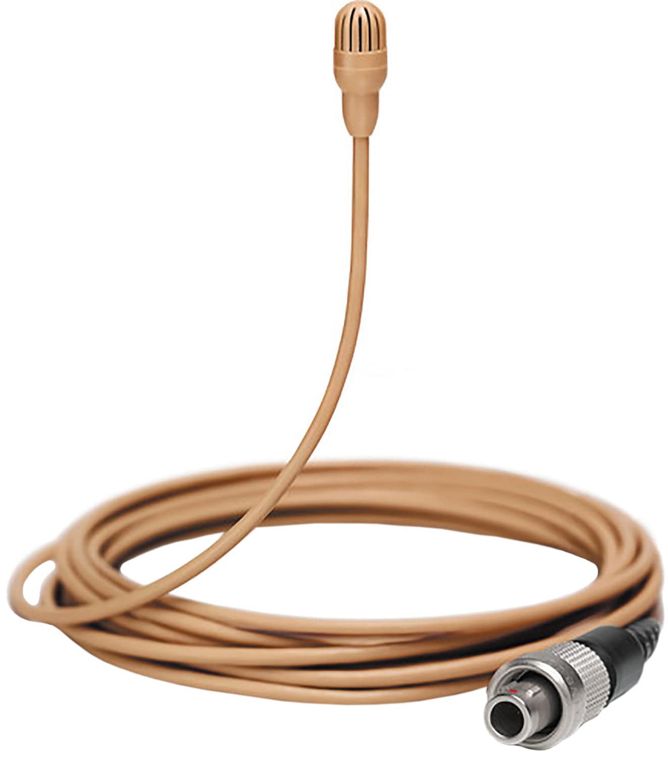 Shure TL47C/O-LEMO TwinPlex Subminiature Omnidirectional Lavalier Microphone with LEMO3 Plug - Cocoa