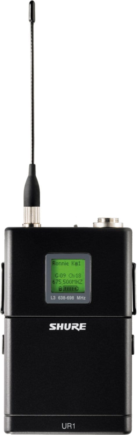 Shure UR1 H4 RFTransmitter Belt Pack UHF 518-578Mhz