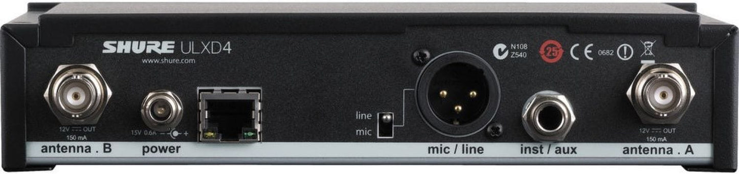 Shure ULXD4 Digital Wireless Receiver - G50 Band