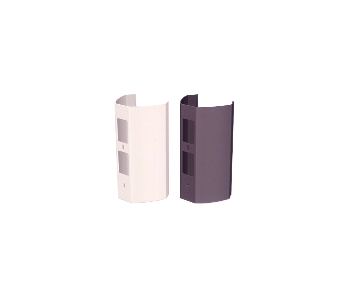 Bose MA12 white modular column array loudspeaker, with black and white mounting brackets