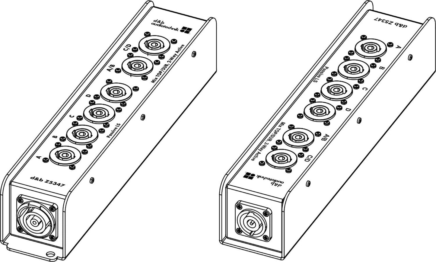 d&b audiotechnik Z5347.001 Breakoutbox - NLT8 F/M to 6x NL4