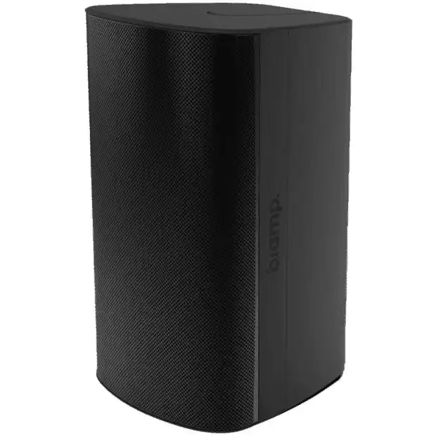 Biamp Desono EX-S6-CM-B 6.5 Inch Coaxial Surface Mount Indoor/Outdoor Loudspeaker with ClickMount Bracket, Black