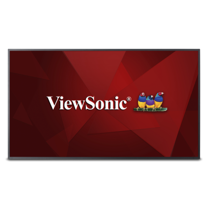 ViewSonic CDE5010-S 50 inch 4K commercial display front view