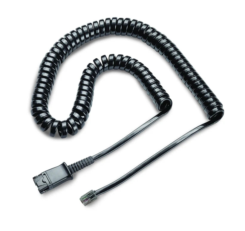 Poly M22 cable connecting QD headset to desk phone or amplifier