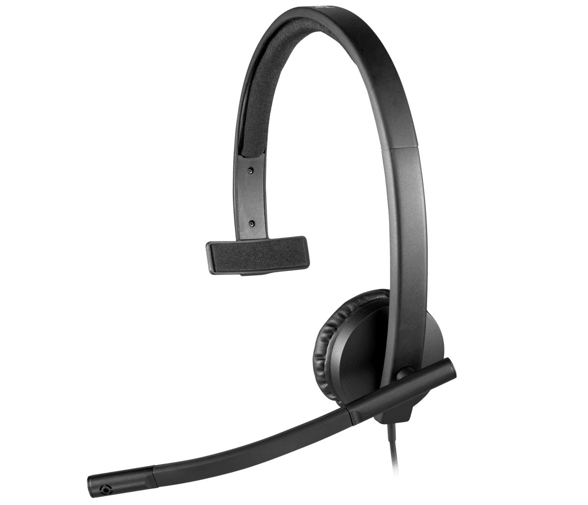 Logitech H570e Mono: Wired USB Business Headset with Noise Canceling Mic
