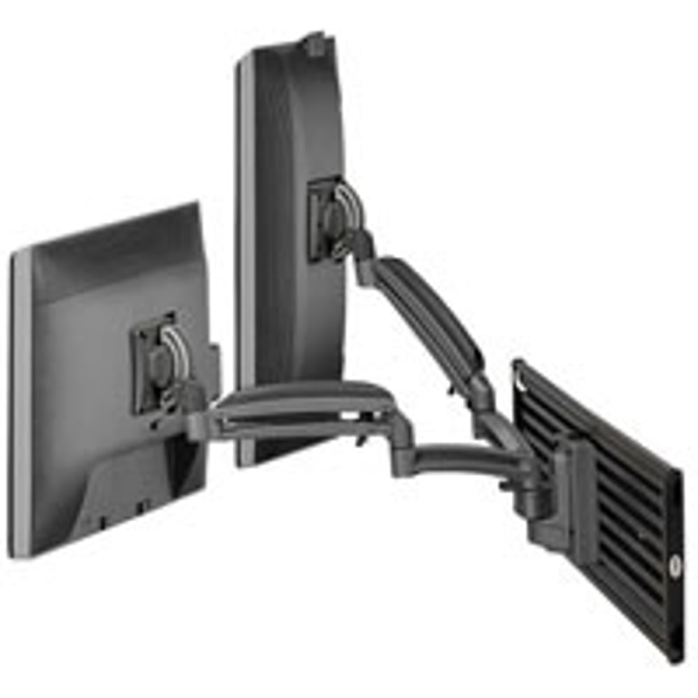 Chief K1S220B K1 Slat Mount Dual Display Dual 2L Arms