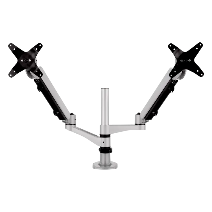 ViewSonic LCD-DMA-002 spring loaded dual monitor mounting arm with two VESA monitor plates