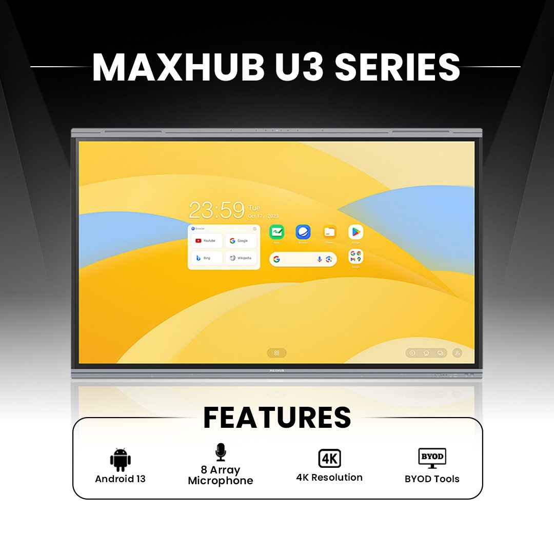 MAXHUB U6530 in classroom teaching setting