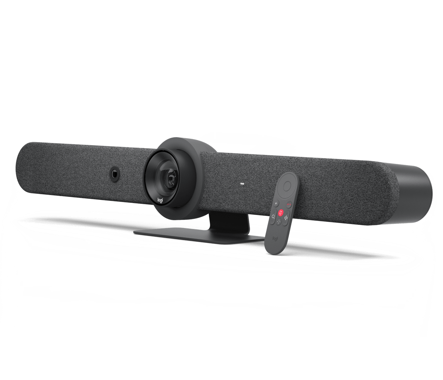 Logitech Rally Bar rear panel showing connectivity ports