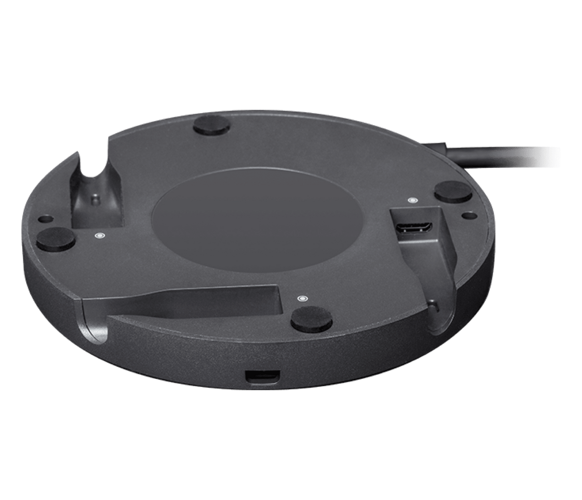Logitech Rally Mic Pod Hub under table mounting
