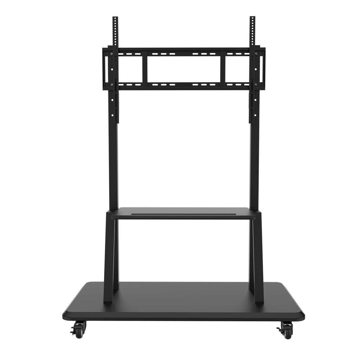 BenQ IT1002 heavy-duty rolling stand with two shelves for 55 to 98 inch displays