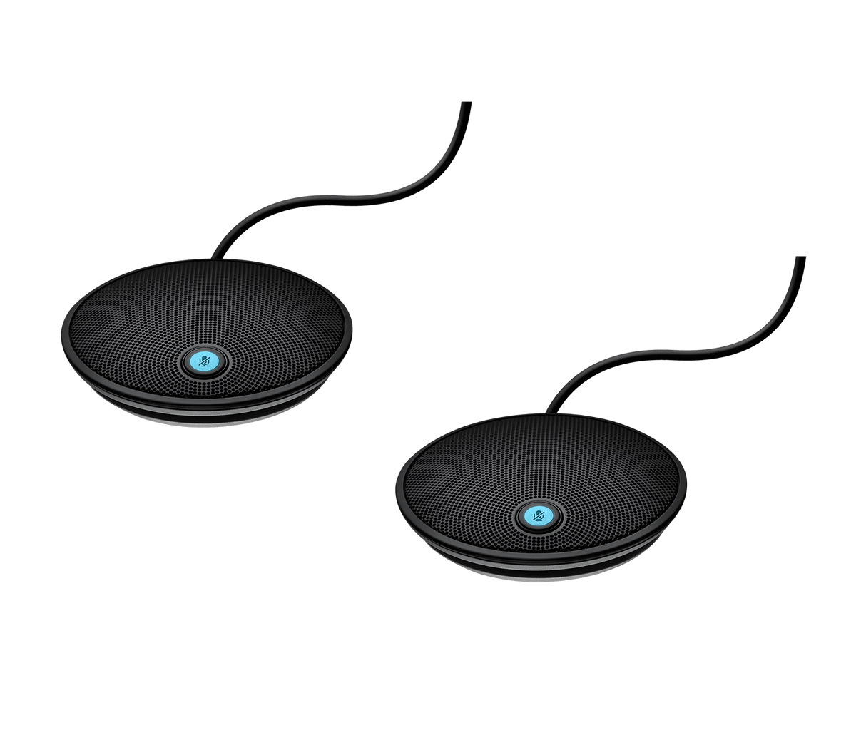 Logitech Expansion Mics for GROUP: Set of 2 Microphones for Large Rooms