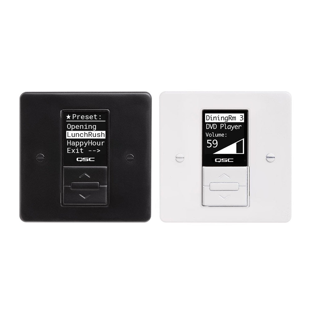 Q-SYS MP-MFC Controller: Wall mount controller for MP-M Series mixers, view 2