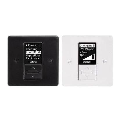 Q-SYS MP-MFC Controller: Wall mount controller for MP-M Series mixers, view 2