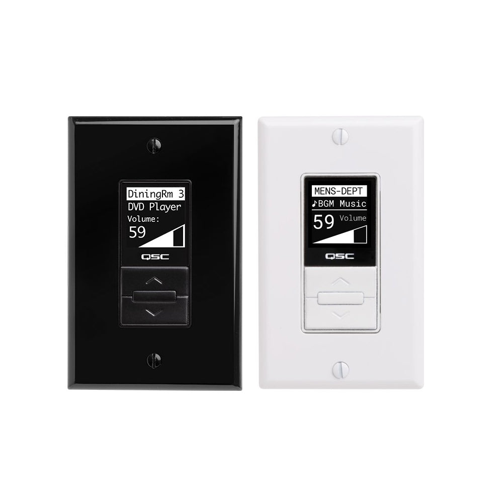 Q-SYS MP-MFC Controller: Wall mount controller for MP-M Series mixers, view 3