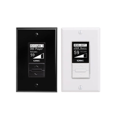 Q-SYS MP-MFC Controller: Wall mount controller for MP-M Series mixers, view 3
