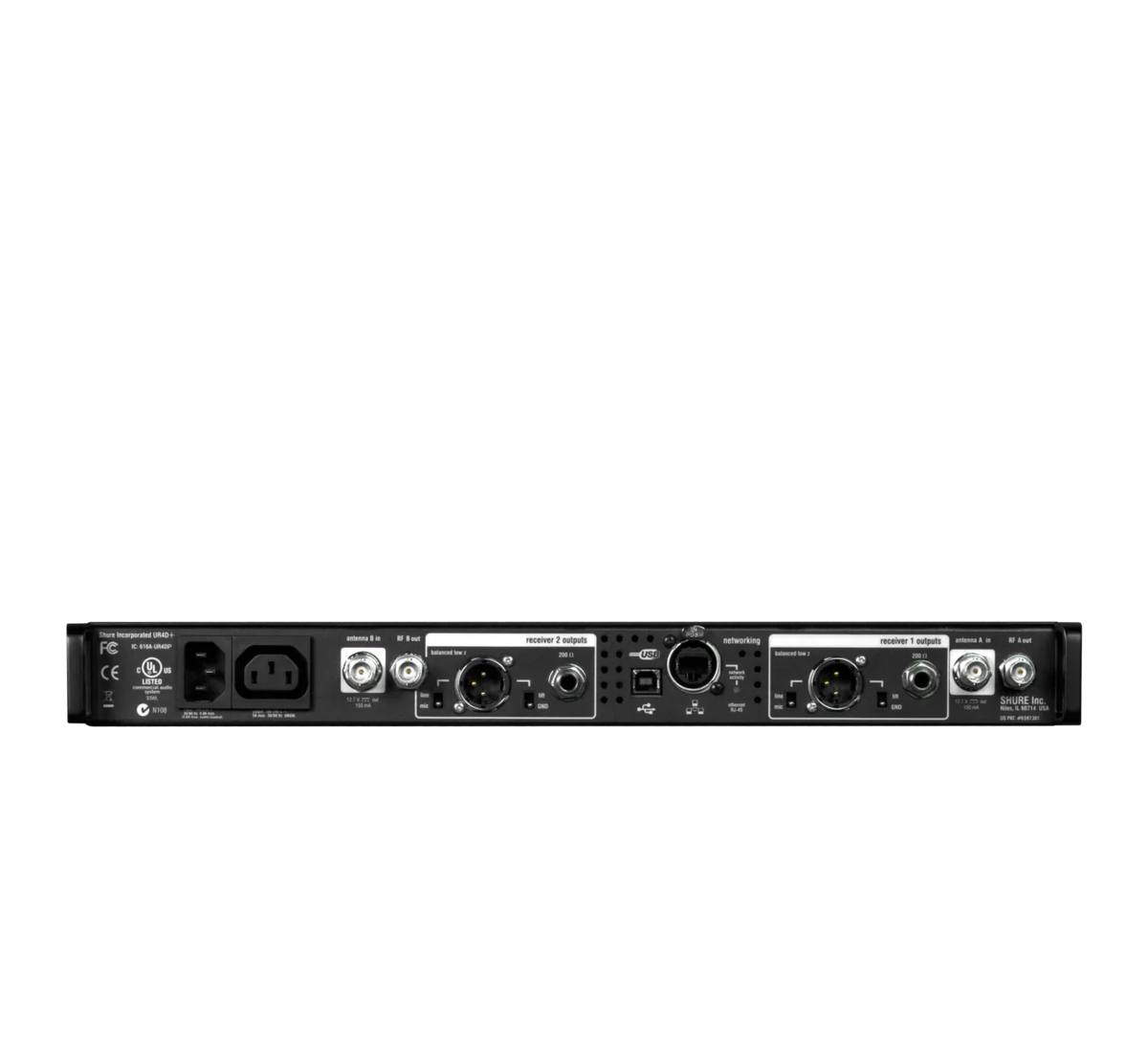 Shure UR4D+ G1, additional product photo 2