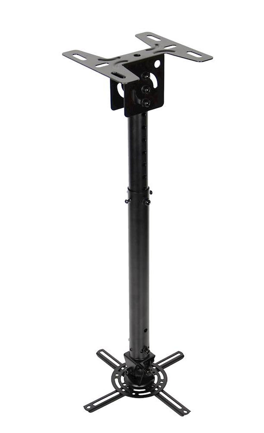 Optoma OCM815B: Low Profile Universal Ceiling Mount With Extension Poles (Black Color)